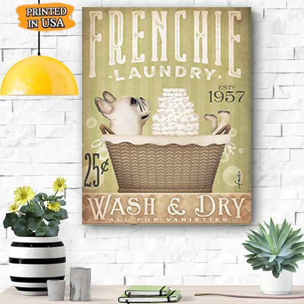 Frenchie Dog Canvas Prints Matte Canvas - Home Room Wall Decor Matte Canvas - Mostsuit