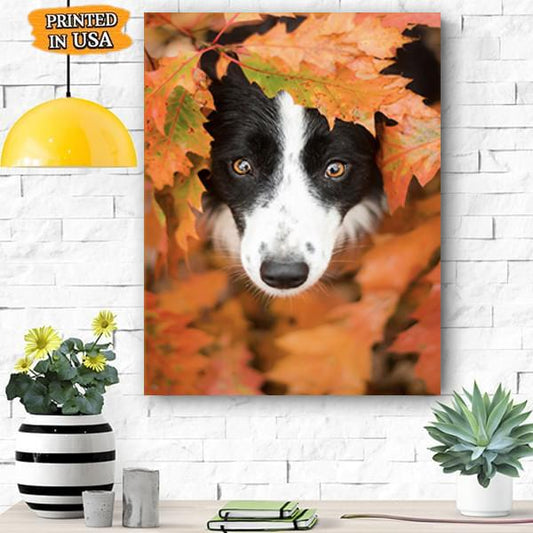 Border Collie Dog Canvas Prints Matte Canvas - Home Room Wall Decor Matte Canvas - Mostsuit