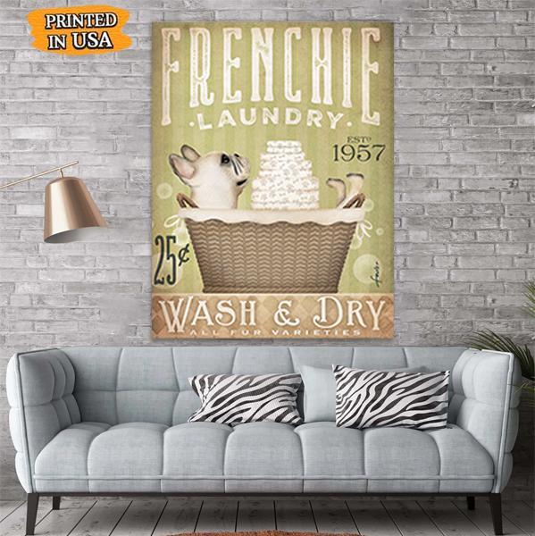 Frenchie Dog Canvas Prints Matte Canvas - Home Room Wall Decor Matte Canvas - Mostsuit