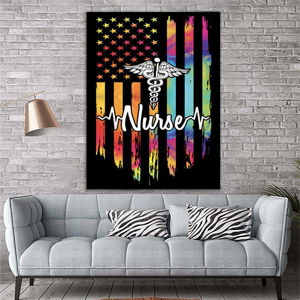 Proud Nurse Canvas Print Wall Art - Home Room Wall Decor Matte Canvas - Mostsuit