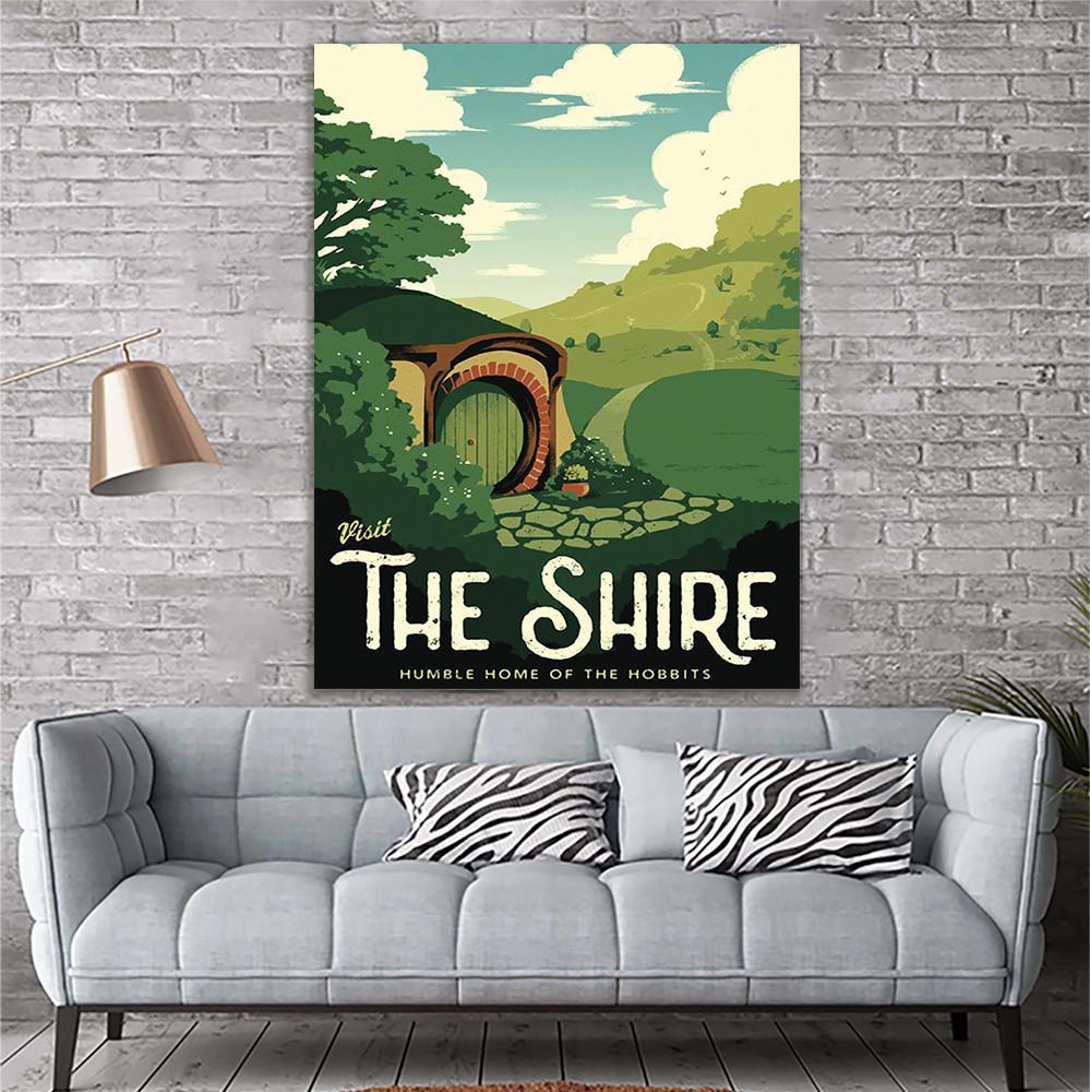 The Shire Canvas Room Home Decor Print Matte Canvas - Home Room Wall Decor Matte Canvas - Mostsuit
