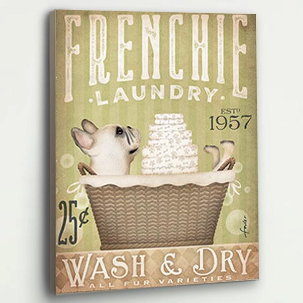 Frenchie Dog Canvas Prints Matte Canvas - Home Room Wall Decor Matte Canvas - Mostsuit