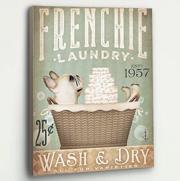 Frenchie Dog Canvas Prints Matte Canvas - Home Room Wall Decor Matte Canvas - Mostsuit