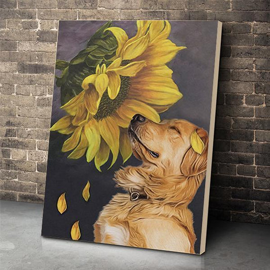 Golden Retriever Dog Canvas Prints Matte Canvas - Home Room Wall Decor Matte Canvas - Mostsuit