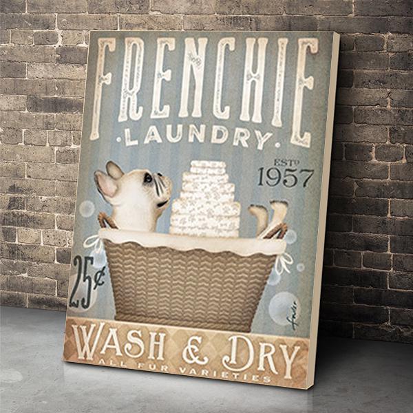 Frenchie Dog Canvas Prints Matte Canvas - Home Room Wall Decor Matte Canvas - Mostsuit