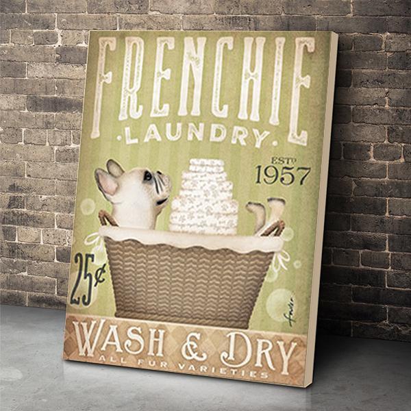 Frenchie Dog Canvas Prints Matte Canvas - Home Room Wall Decor Matte Canvas - Mostsuit