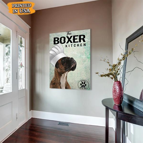 Boxer The Kitchen Canvas Prints Matte Canvas - Home Room Wall Decor Matte Canvas - Mostsuit