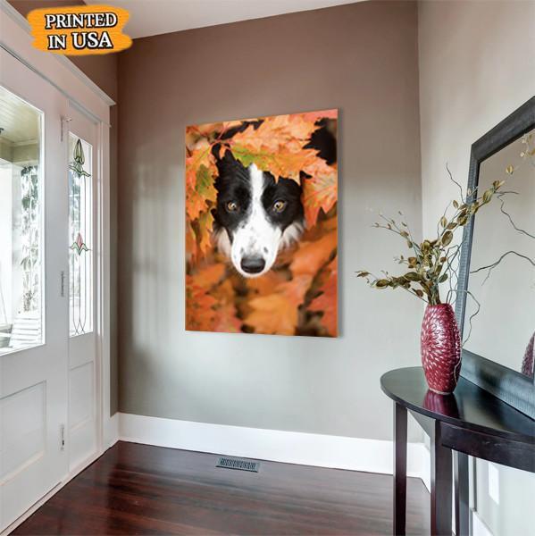 Border Collie Dog Canvas Prints Matte Canvas - Home Room Wall Decor Matte Canvas - Mostsuit