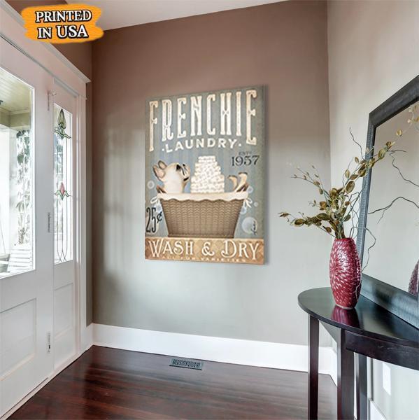 Frenchie Dog Canvas Prints Matte Canvas - Home Room Wall Decor Matte Canvas - Mostsuit