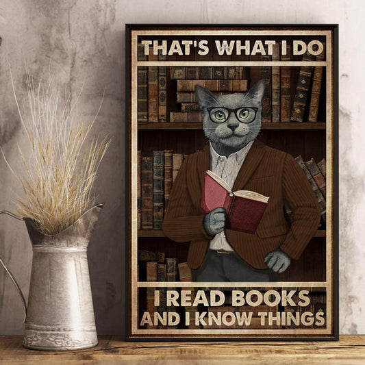 Canvas Gift for Loves Cat Prints I Am a Storm She Whispered Back Gifts Vintage Home Wall Decor Canvas - Mostsuit