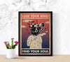 Prints Canvas Lose Your Mind Find Your Soul Gifts Vintage Home Wall Decor Canvas - Mostsuit