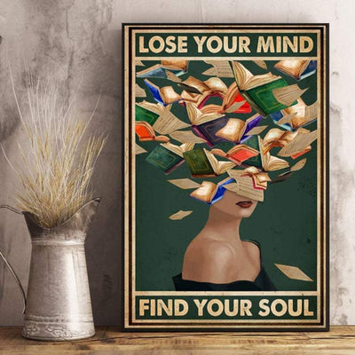 Canvas Prints Lose Your Mind Find Your Soul Gifts Vintage Home Wall Decor Canvas - Mostsuit