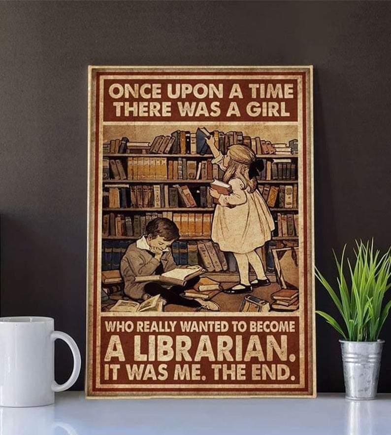 Canvas Prints A Librarian Birthday Gifts Vintage Home Wall Decor Canvas - Mostsuit