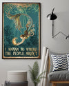 Canvas Prints I Wanna Be Where The People Aren't Birthday Gifts Vintage Home Wall Decor Canvas - Mostsuit