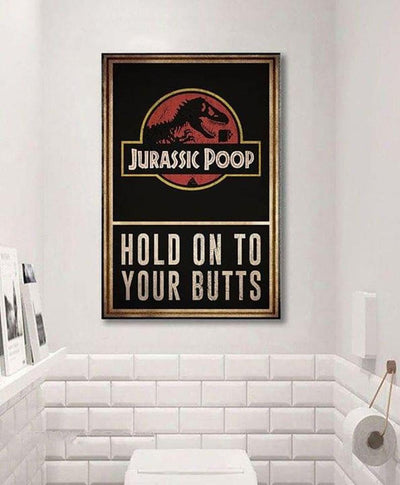 Canvas Prints Jurassic Poop Birthday Gifts Vintage Home Wall Decor Canvas - Mostsuit