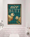 Canvas Prints Nice Butt Turtle Birthday Gifts Vintage Home Wall Decor Canvas - Mostsuit