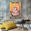 Canvas Prints Stay Wild Moon Child Gift Vintage Home Wall Decor Canvas - Mostsuit