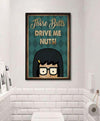 Matte Canvas Those Butts Drive Me Nuts Birthday Gifts Vintage Home Wall Decor Canvas - Mostsuit