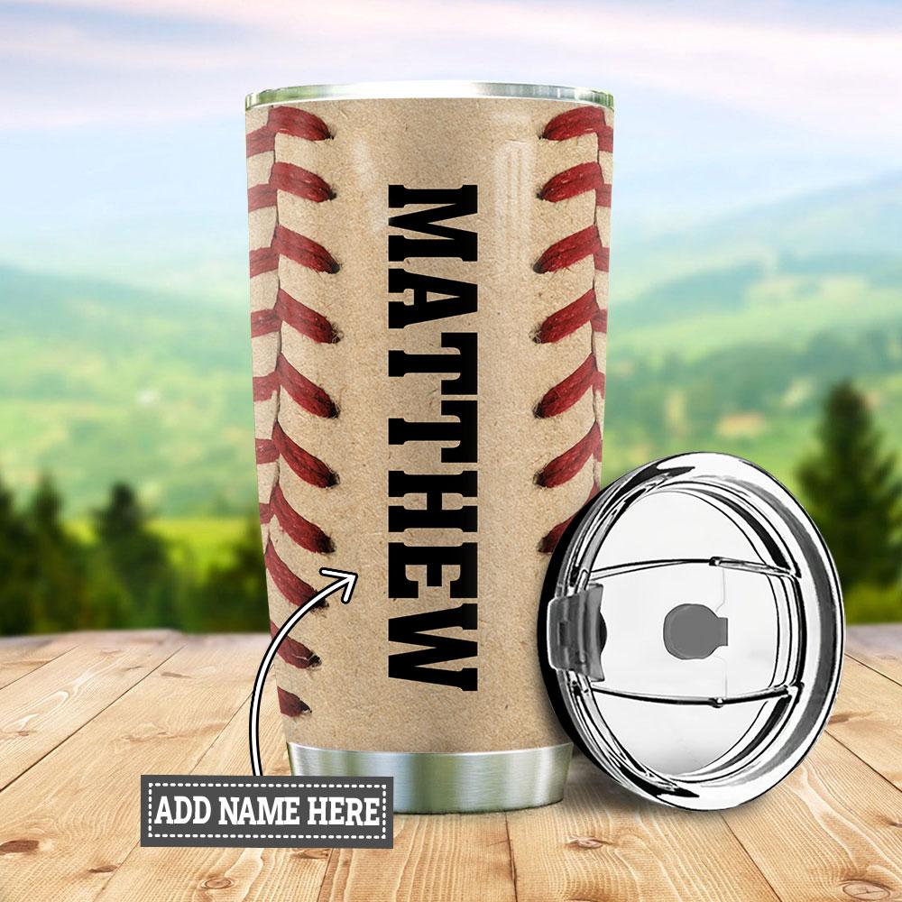 Personalized Baseball To My Grandson TAZ0311007 Stainless Steel Tumbler - MostSuit