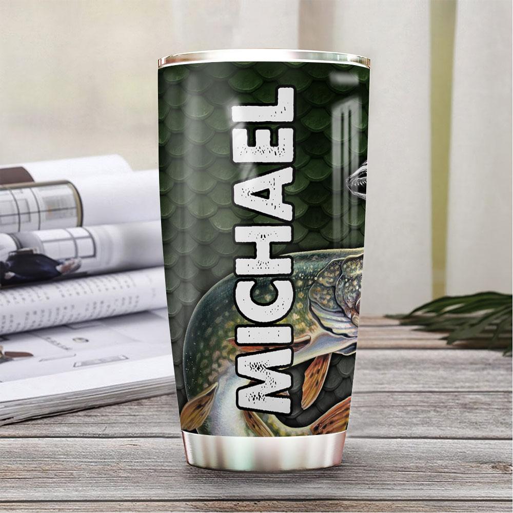 Personalized Fishing Bone HLZ1712004 Stainless Steel Tumbler - MostSuit