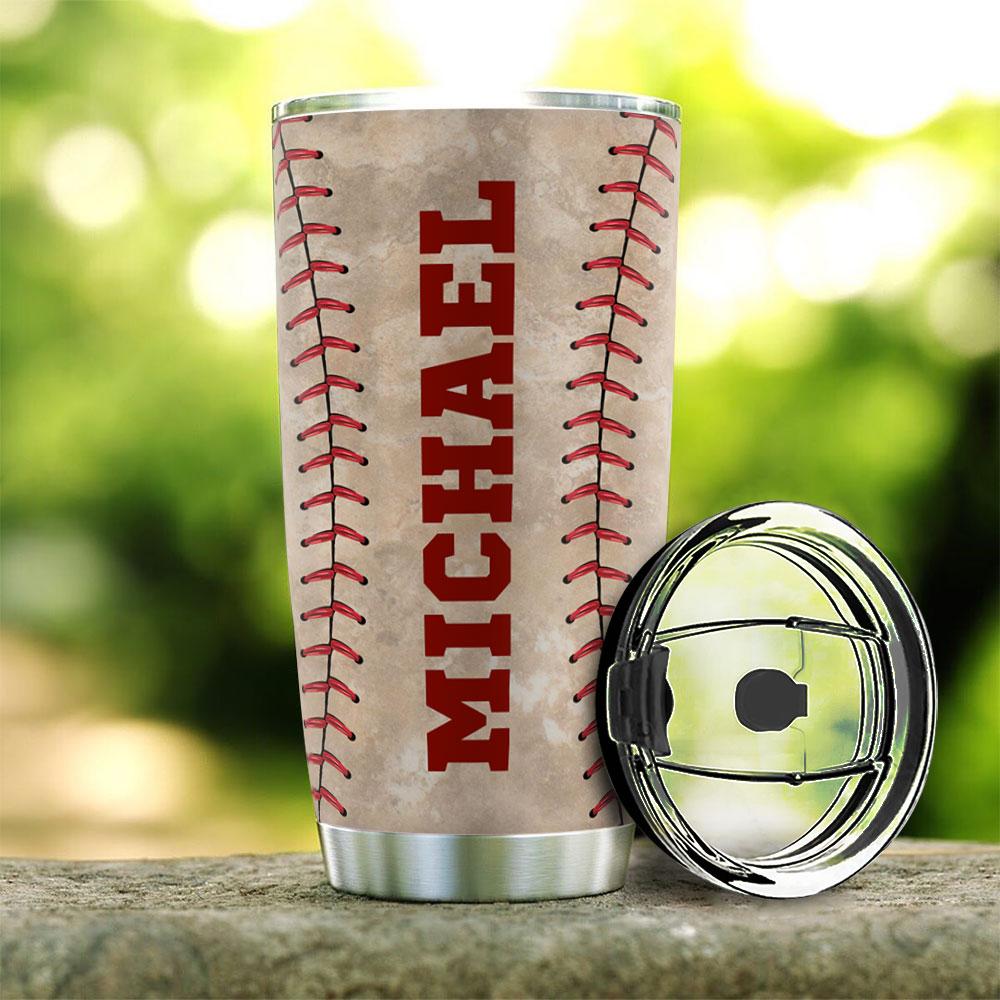 Personalized Baseball Catcher HLZ0812003 Stainless Steel Tumbler - MostSuit