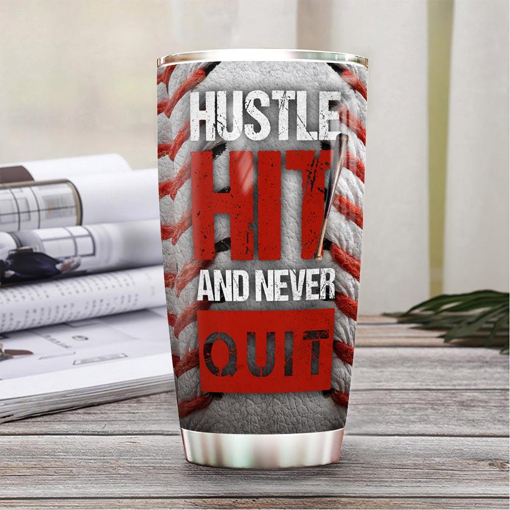 Personalized Baseball Pattern PYZ0311008 Stainless Steel Tumbler - MostSuit