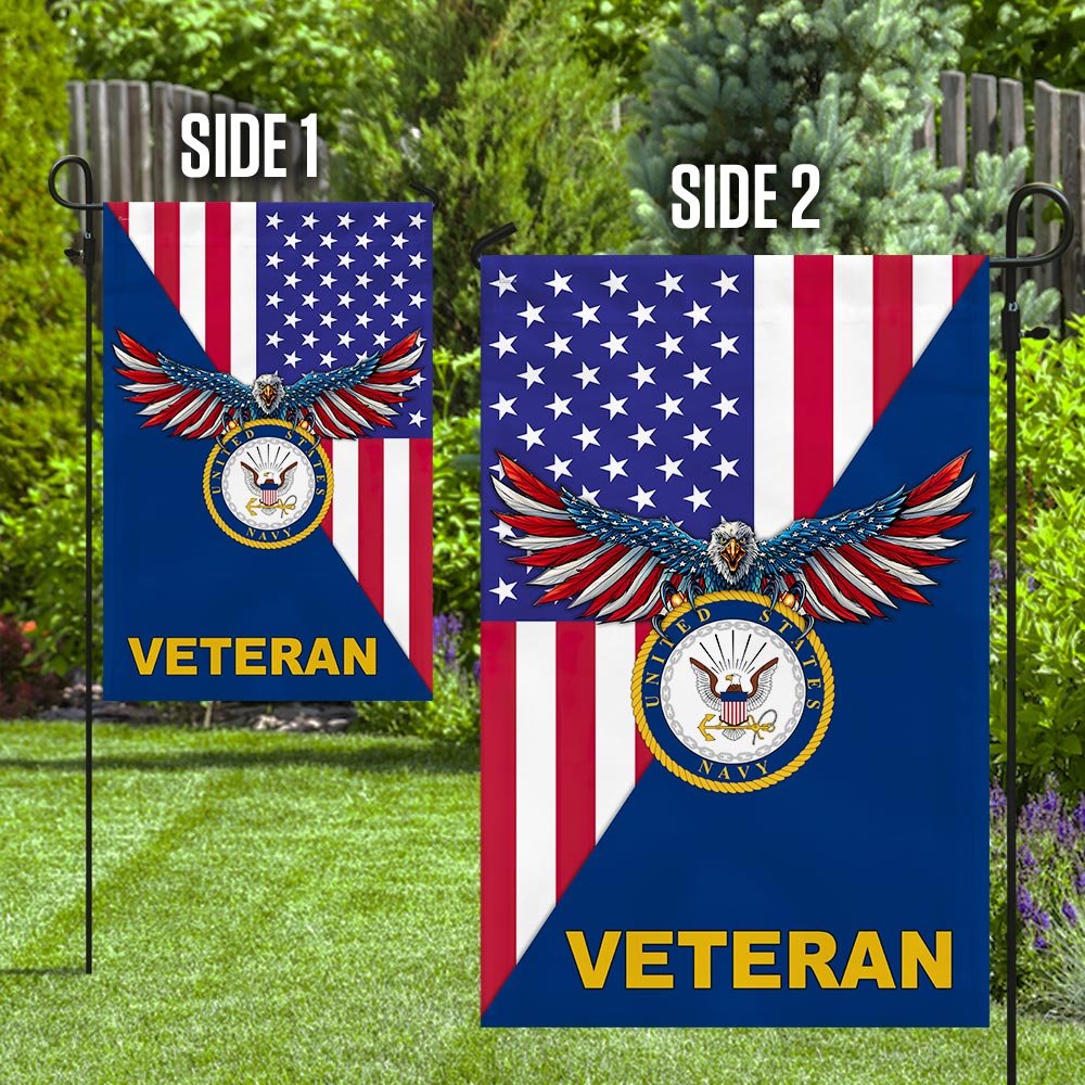 United States Navy American Veteran US Flag