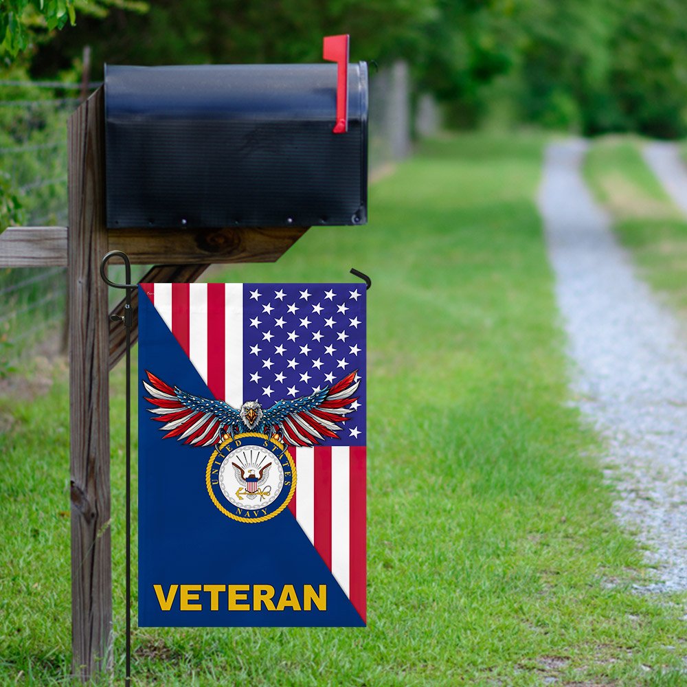 United States Navy American Veteran US Flag