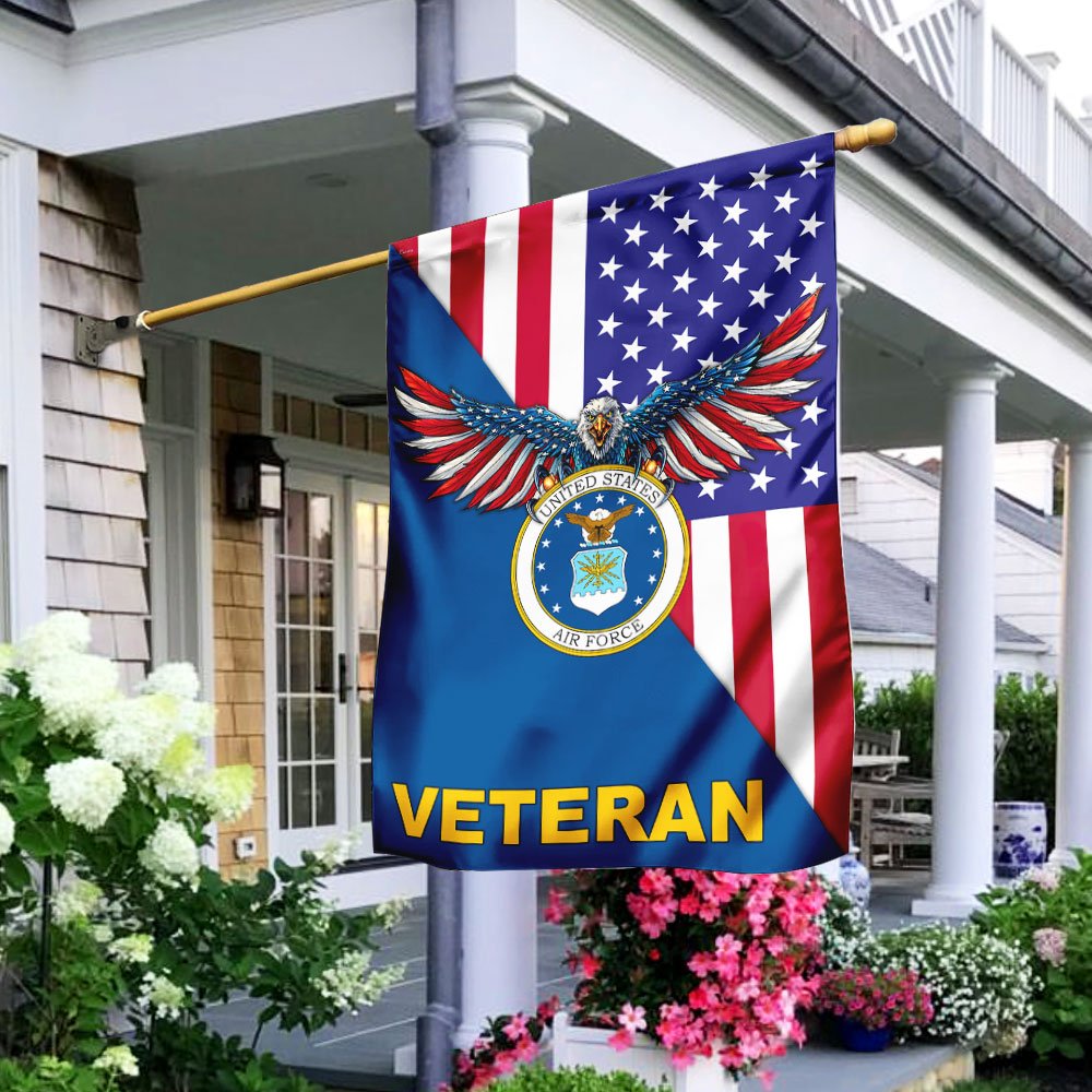 United States Air Force American Veteran US Flag