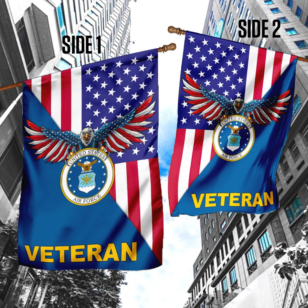 United States Air Force American Veteran US Flag