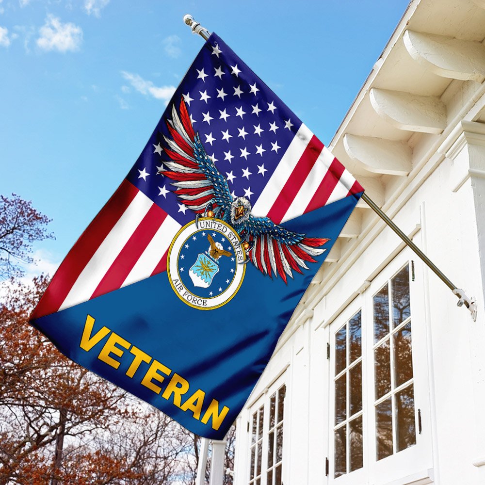 United States Air Force American Veteran US Flag