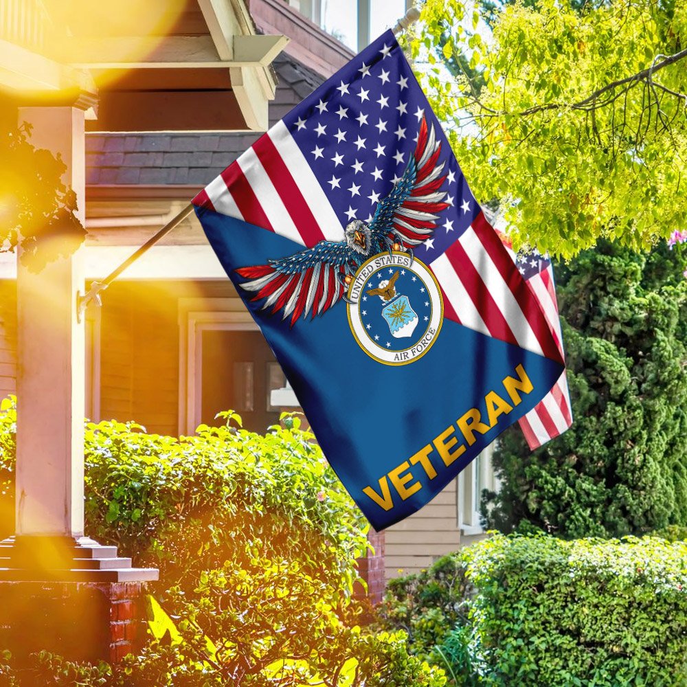 United States Air Force American Veteran US Flag