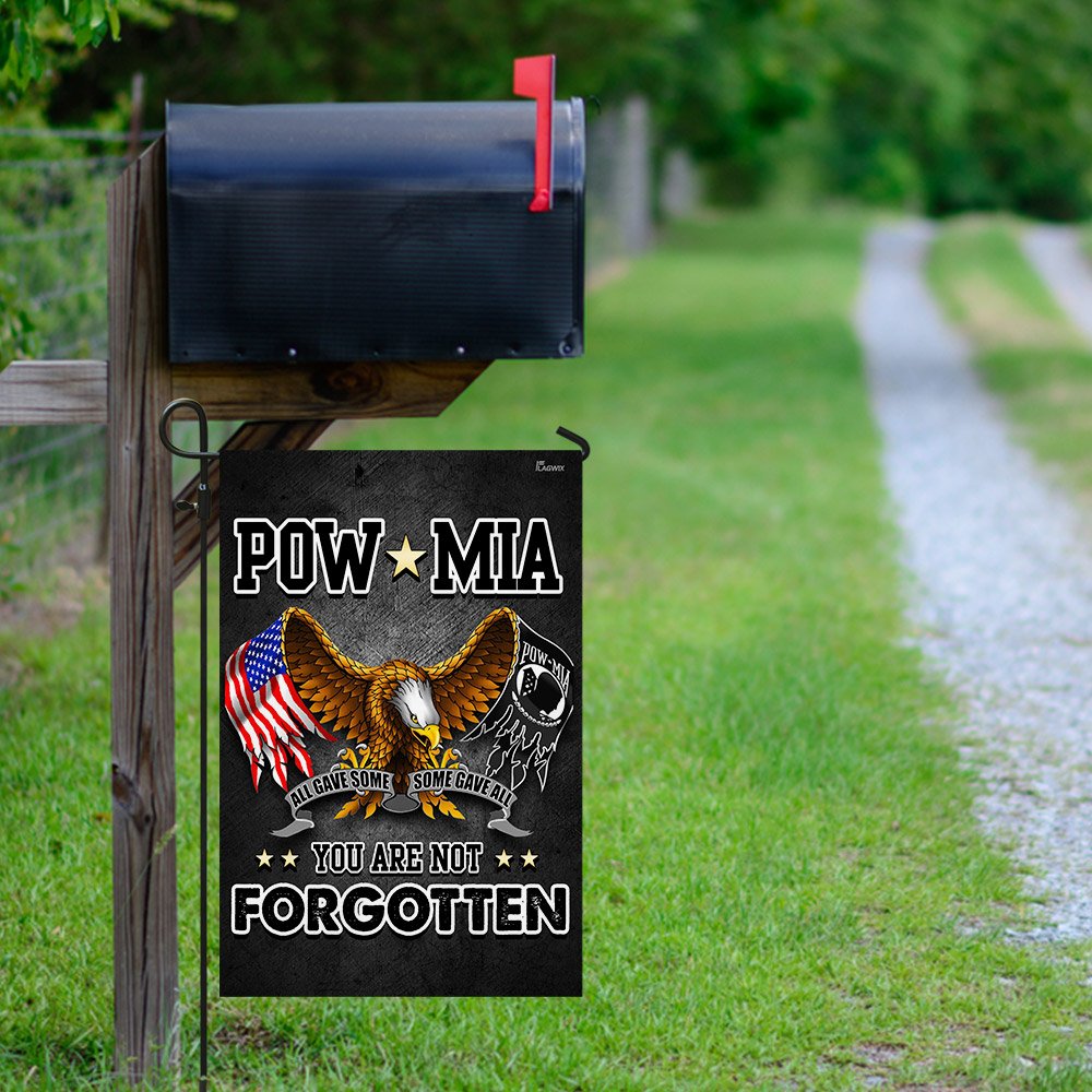 Pow Mia You Are Not Forgotten. Proud Veteran Flag