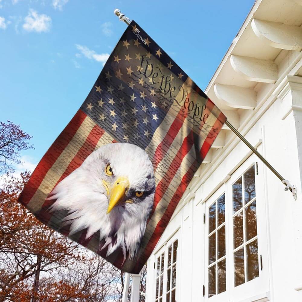 American Eagle Patriot. We The People Flag