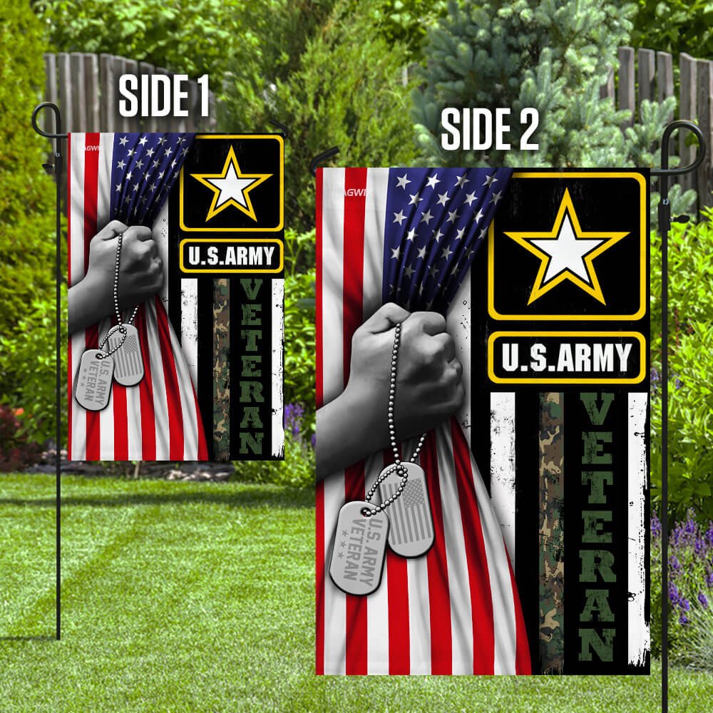 United States Army Veteran America Flag
