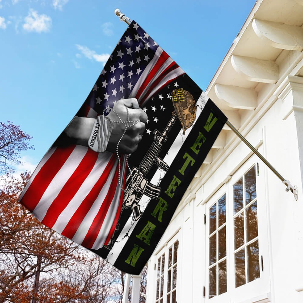 Forever The Title U.S Veteran Flag
