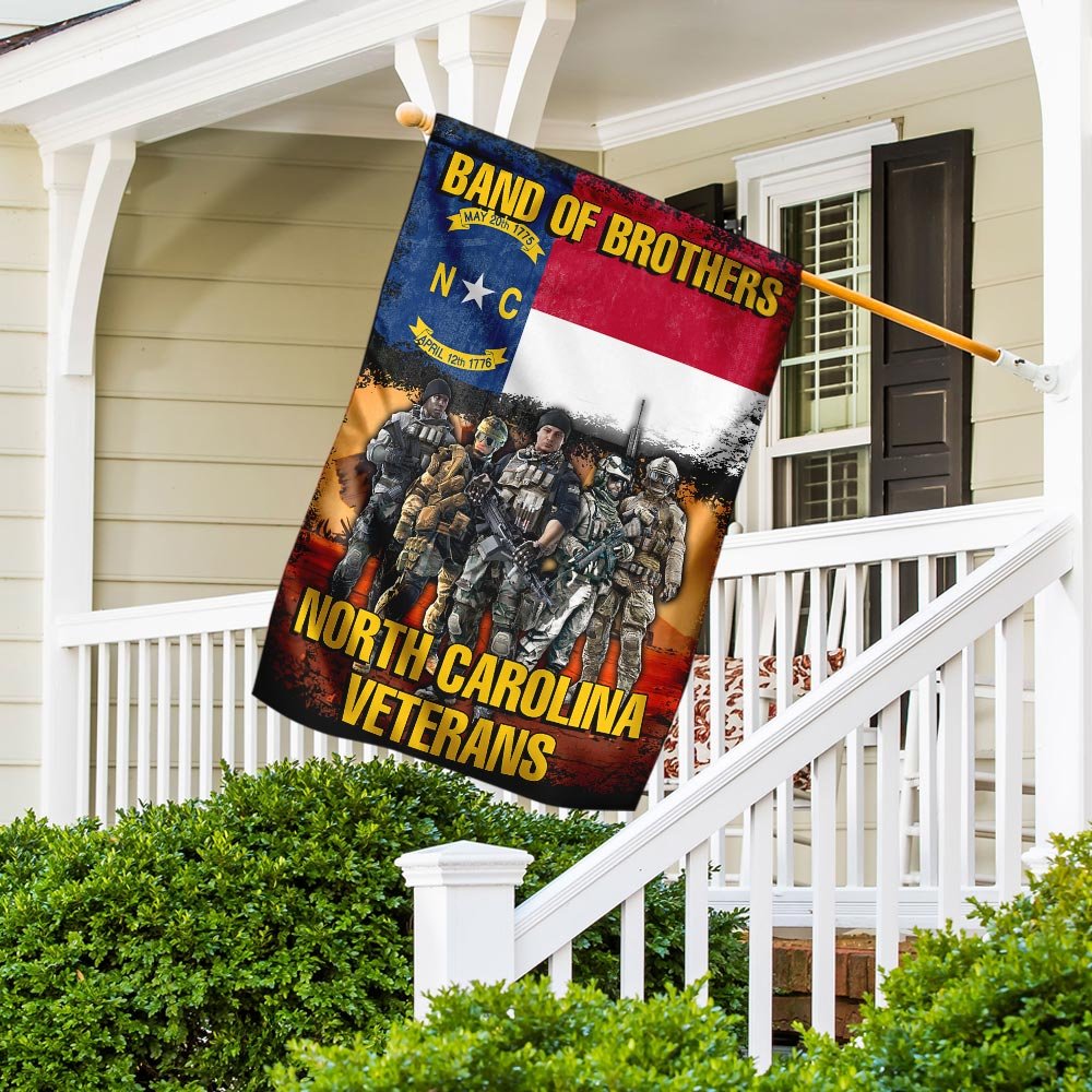 Band Of Brothers North Carolina Veterans Flag