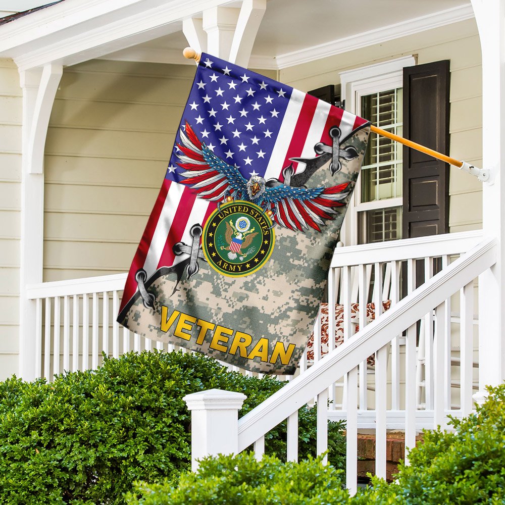 United States Army Veteran American US Flag