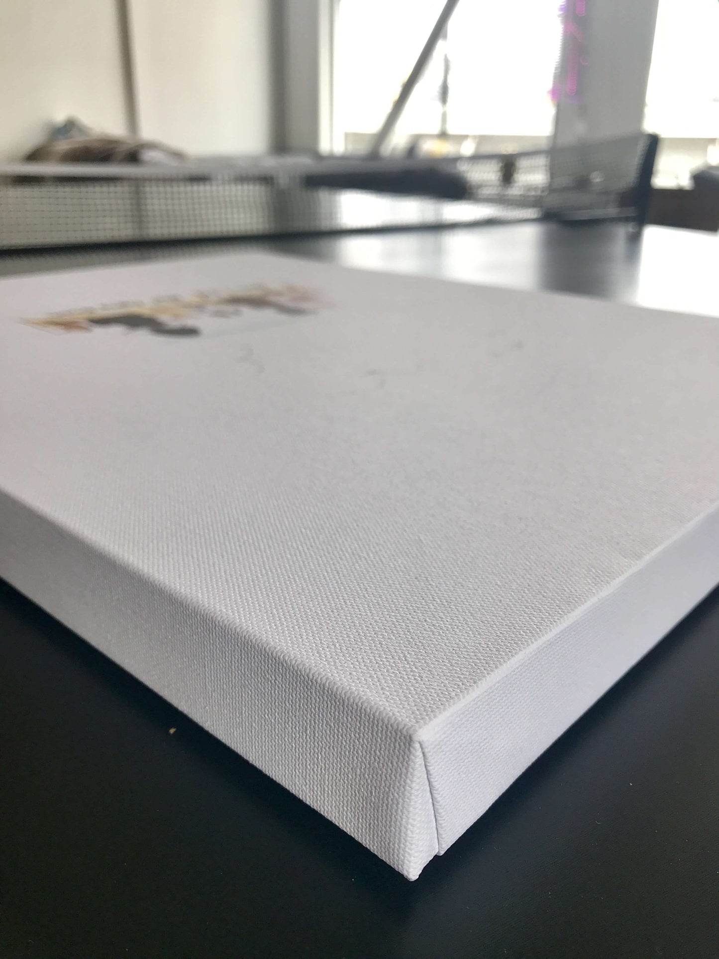 Funny Cute Boxer Canvas Wall Art Prints | From Boxer To Daddy | Gift for Brindle Boxador Dog Lover