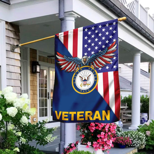 United States Navy American Veteran US Flag