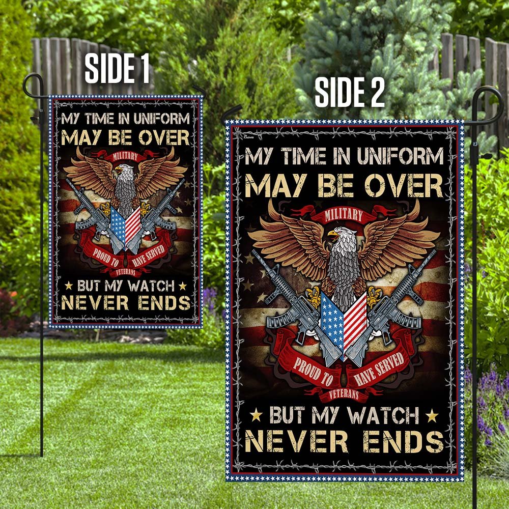 Military Veteran - Proud To Have Served Flag