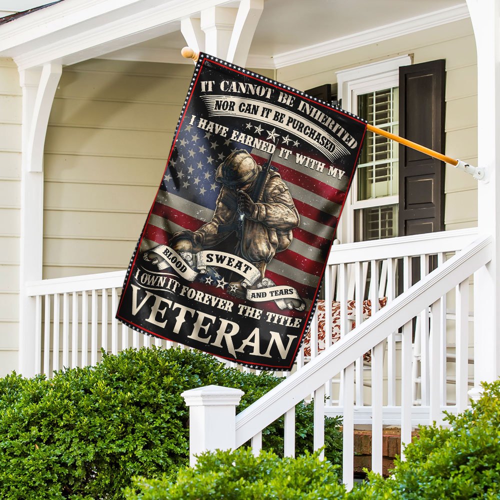 Forever The Title Veteran Flag