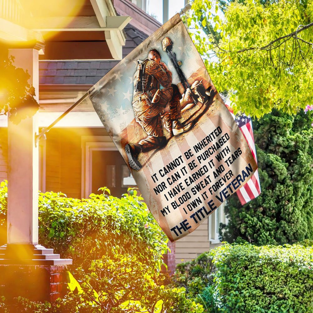 It Cannot Be Inherited The Title Veteran Flag