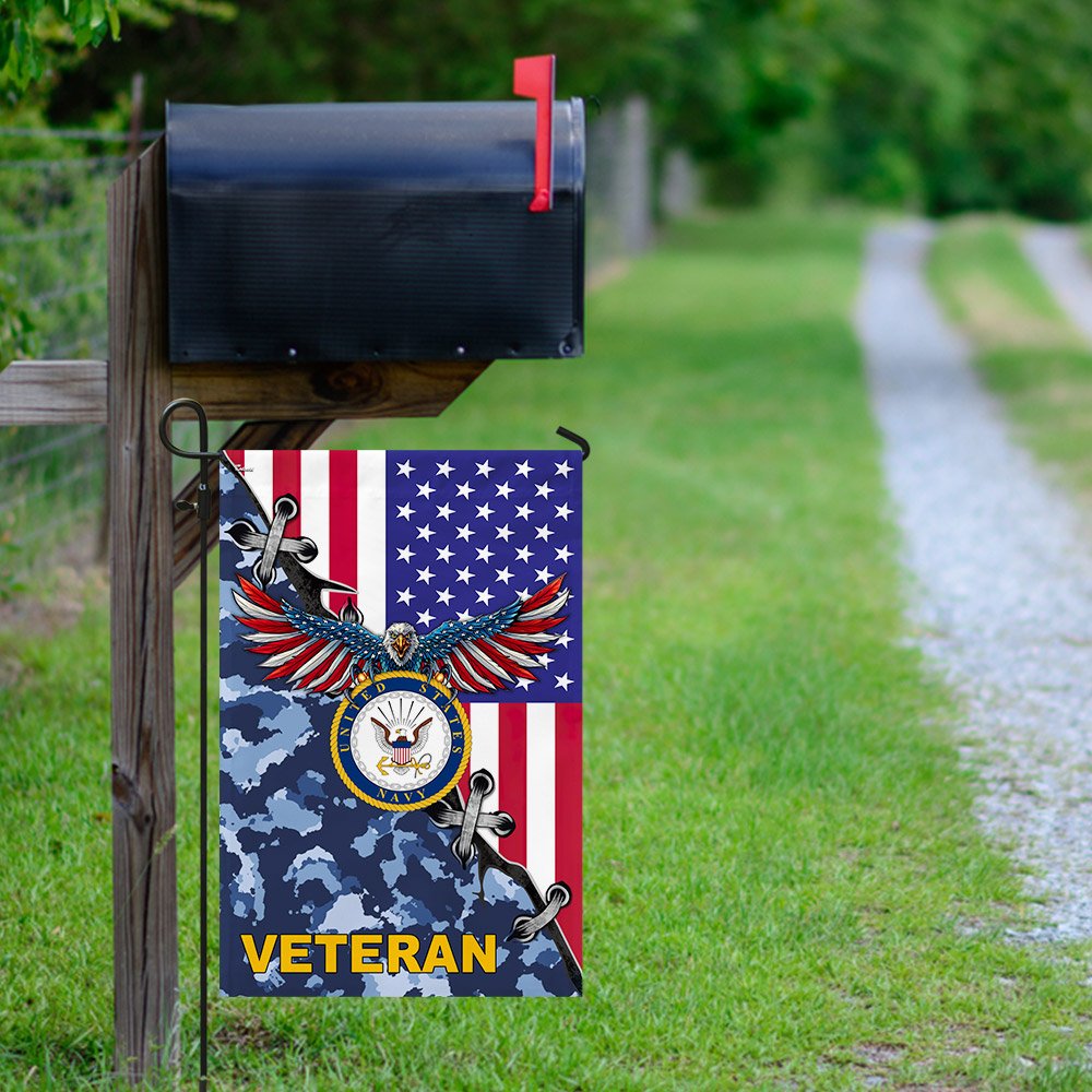 United States Navy Veteran American US Flag