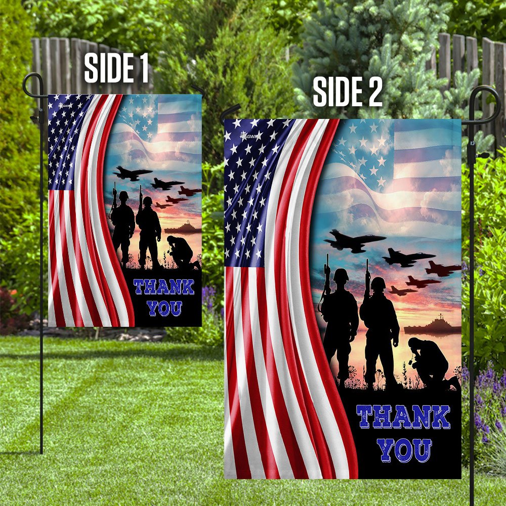 Veteran - Thank You Flag