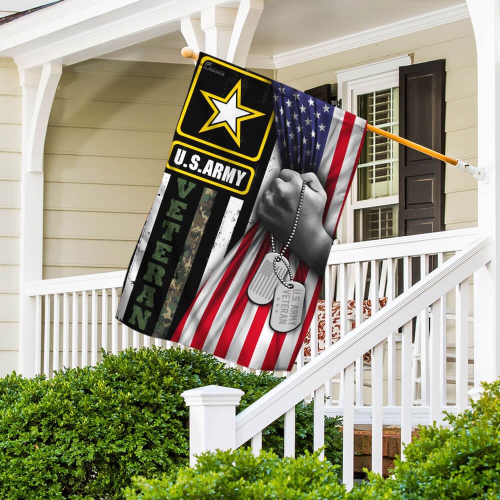 United States Army Veteran America Flag