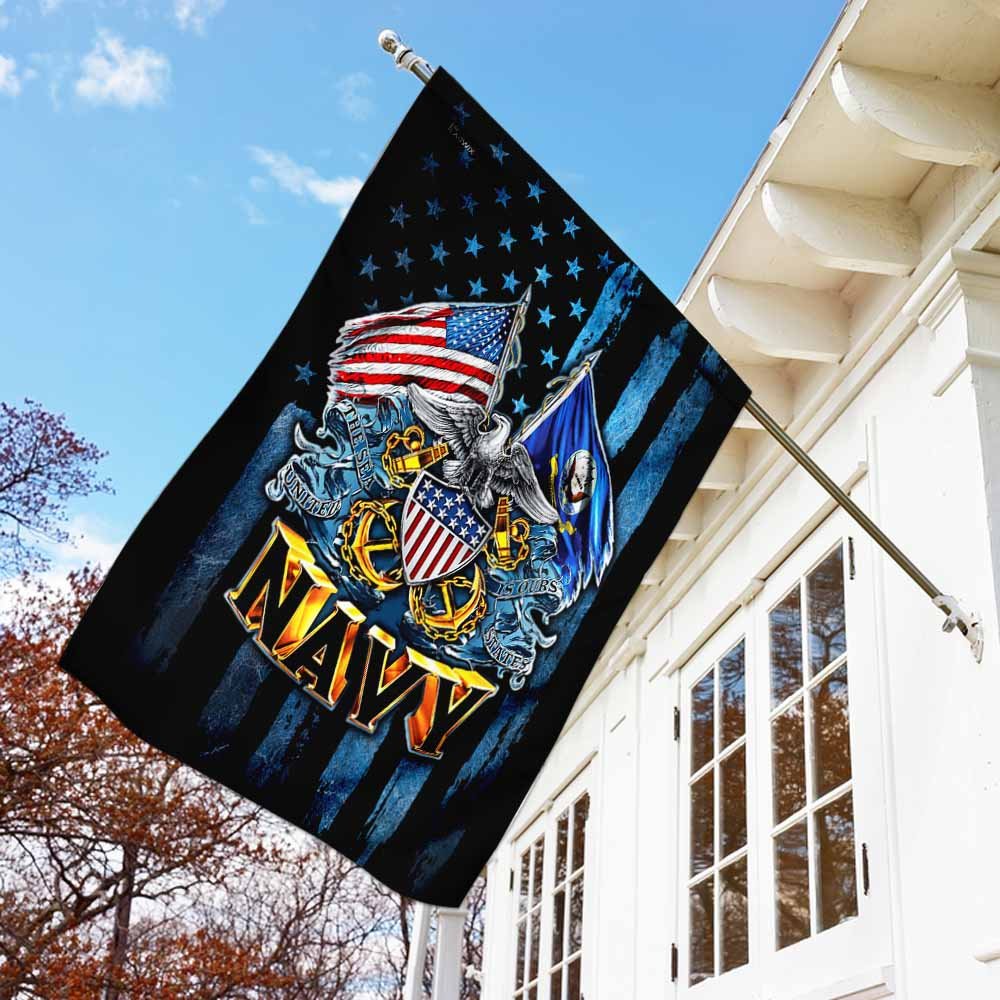United States Navy American Flag