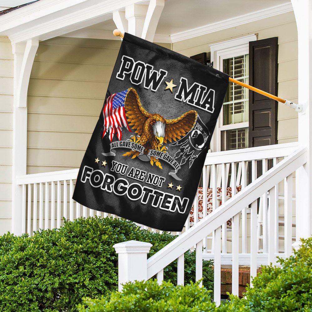 Pow Mia You Are Not Forgotten. Proud Veteran Flag