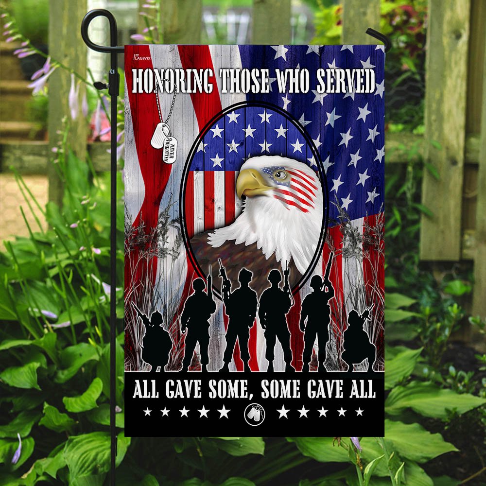 Military Honor Veteran Patriotic Flag