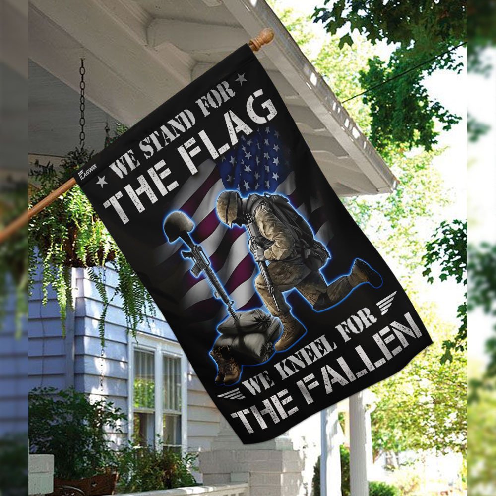 Veteran - We Stand For The Flag Flag